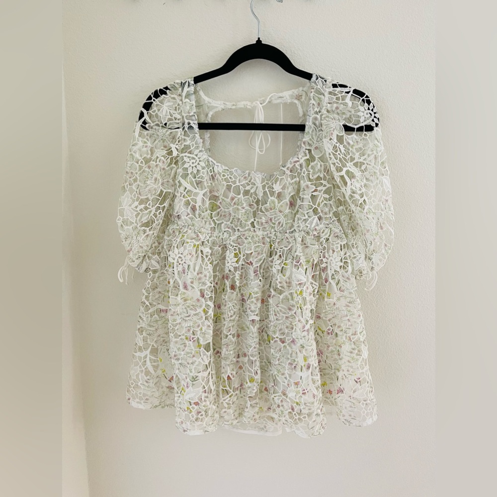 For Love & Lemons Sundae Mini Dress